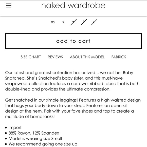 Naked Wardrobe Snatched and Slit Leggings in Chocolate - Picture 7 of 7